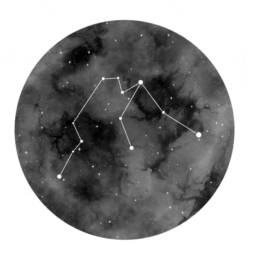 A picture of the Aquarius constellation.